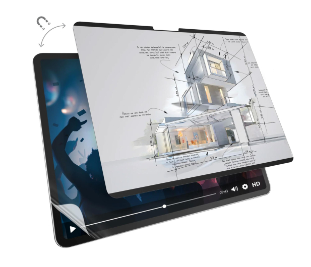 MAGEASY EasyPaper Pro 2-in-1 do iPad Air 13"(Transparent) - 1415904 - zdjęcie